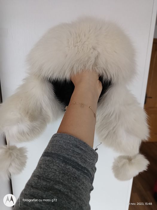 Căciulă blana naturala iepure