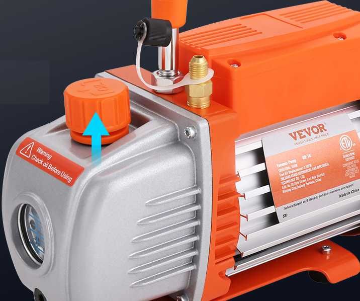 Комплект вакуумна помпа 100 л/м 150Вт+вакуумна камера 18,9л