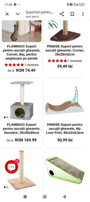 Sisal/ansamblu de joaca pisici