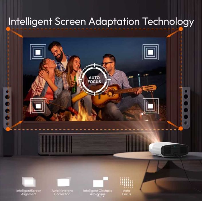 A22 Vavshao. Byintek проектор  яркий и 4к идеален для уличной террасы