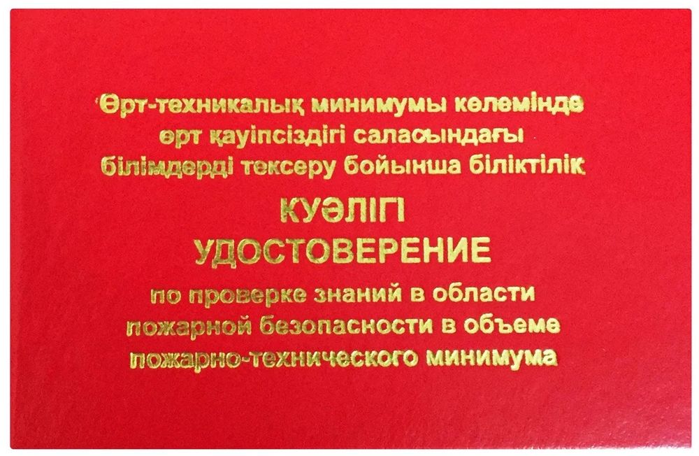 Услуги в области промышленной и пожарной безопасности