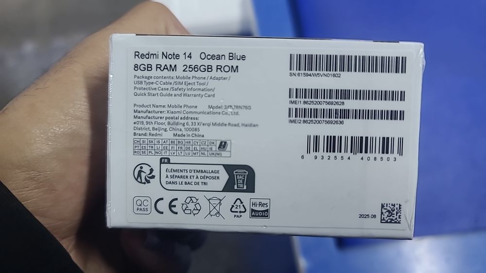 Redmi Note 14 8/256 с гарантией