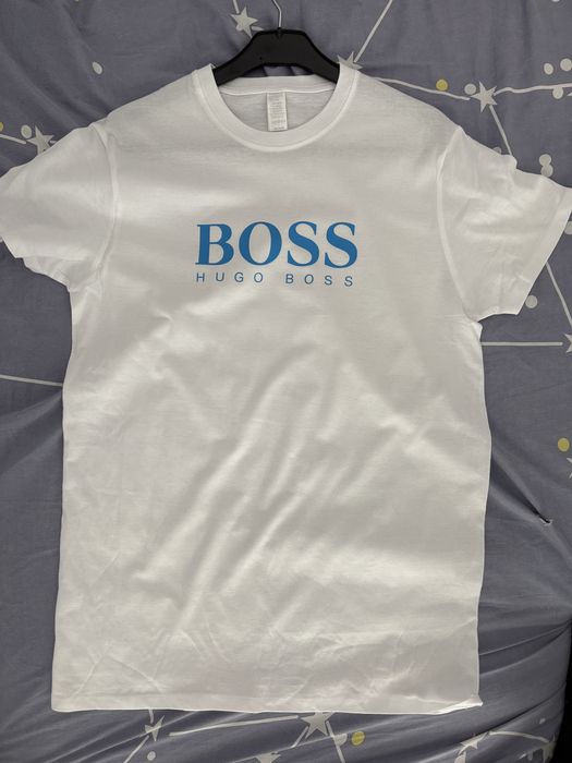 Tricou barbati alb L