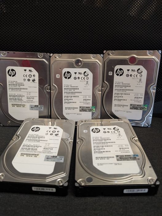 5 x Hdd Sas HP 2 TB