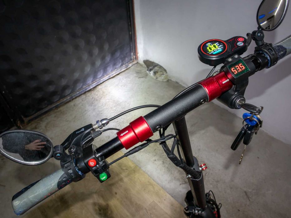 KuKirin M4 Kugoo M4 електрически скутер офроуд 52km 500W 48V седалка