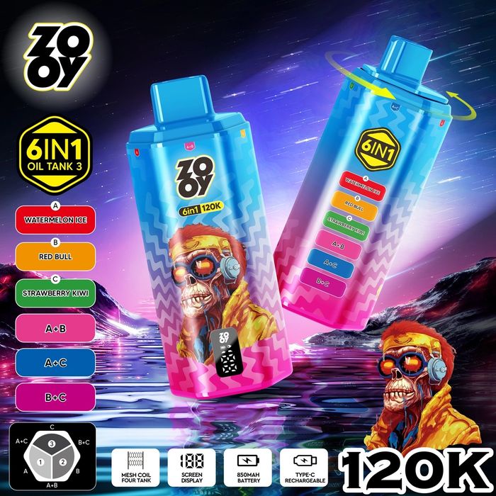 Vape Zooy 120K 6 in 1