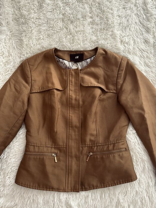 Дамско яке в кафяво H&M