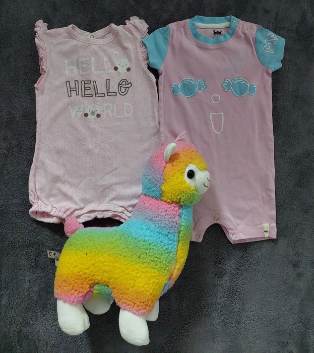 Лот летни дрешки за момиченце 3-6 м