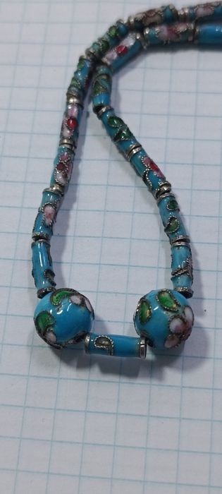 Старинный браслет перегорочиткя эмаль Китай 50е годы!