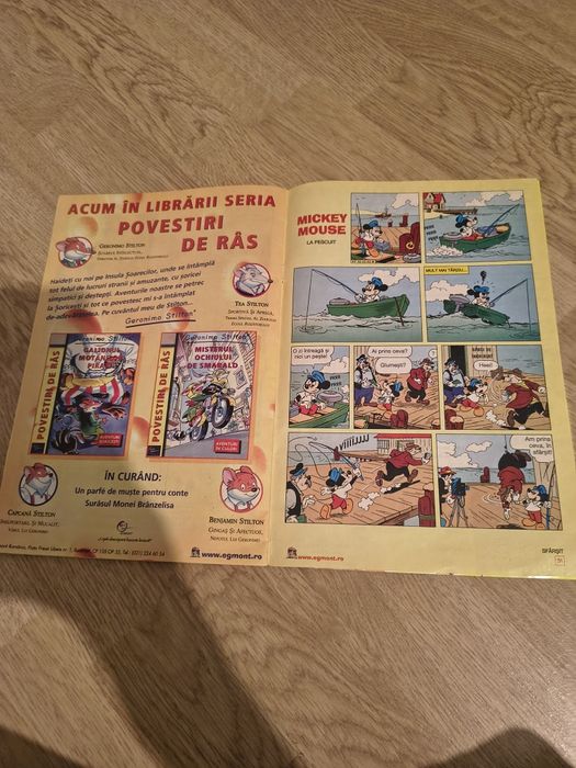 Revista benzi desenate Mickey Mouse editura egmont nr 14 2003