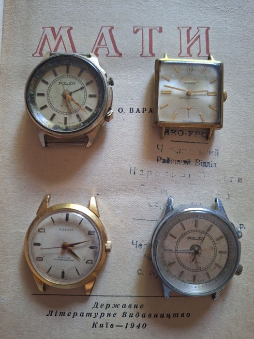 Lot ceasuri (Poljot Bondar, Myr, Omikron)