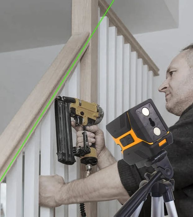 RONGPRO® Лазерный уровень 2-ух линейный с магнитным креплением