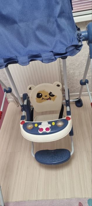 Продам детскую автолюлька и качели 0 до 13кг