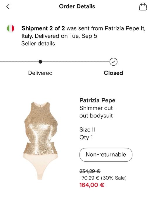 Патриция Пепе боди