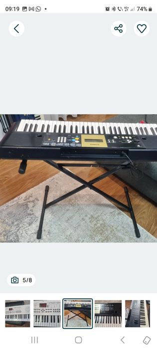 Orga Casio CTK1550,Yamaha si K Electronic