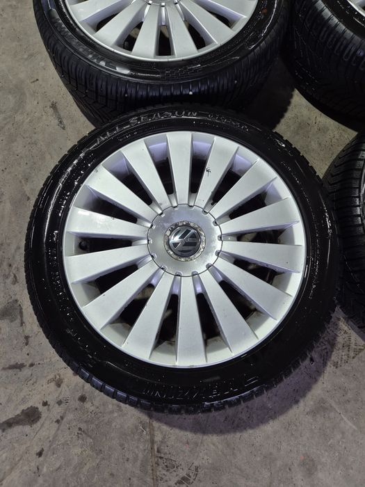Jante aliaj si anvelope de iarna 235/45R17 vw passat b7