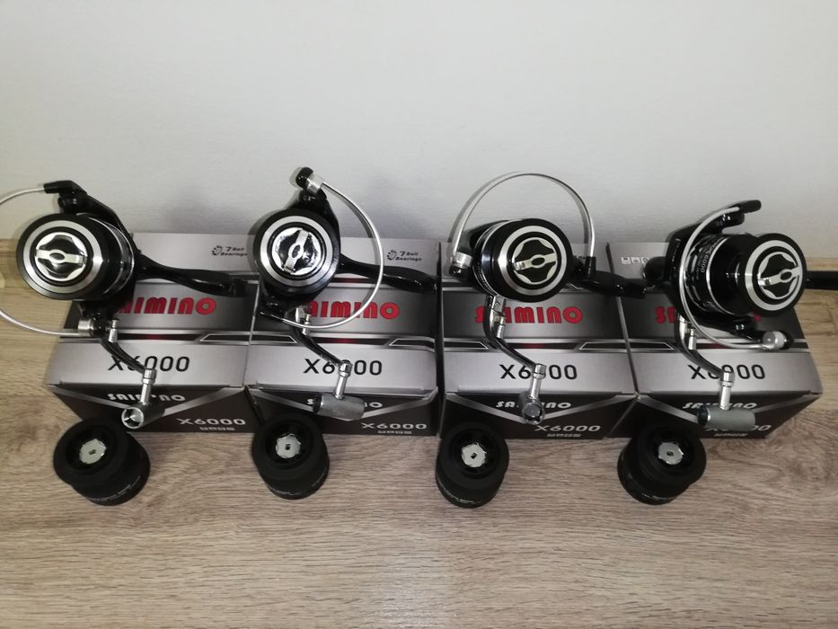 Set 4 Mulinete SAIMINO Super X6000 7 Rulmenti