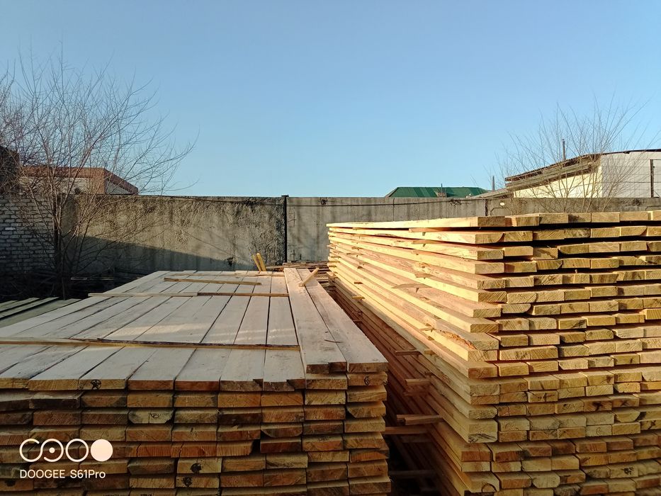 Продам доска обрезная необрезная