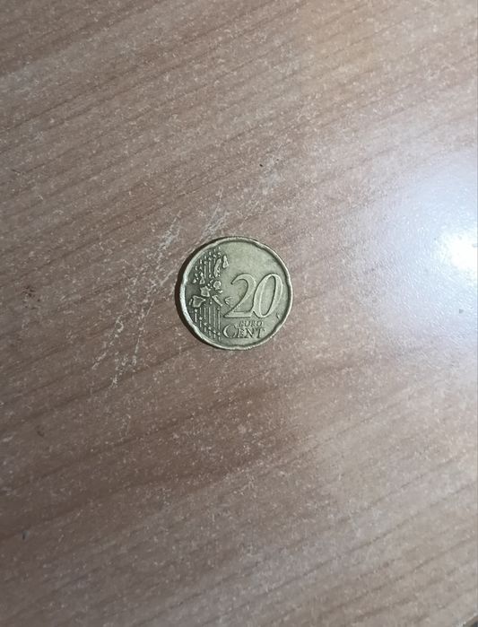 Monedă 20 euro cenți 2002 Rară