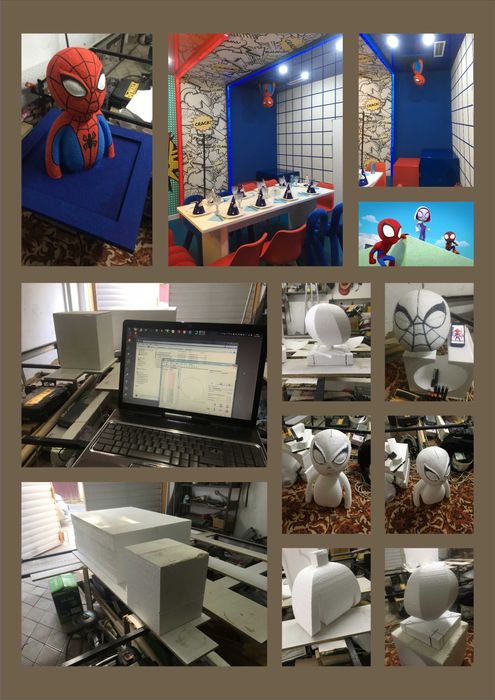 1- Буквы и фигуры из пенопласта.