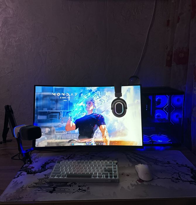 Продаю мощный игровой ПК + полный сетап для стрима.