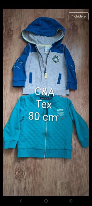 Hanorace băiat impecabile