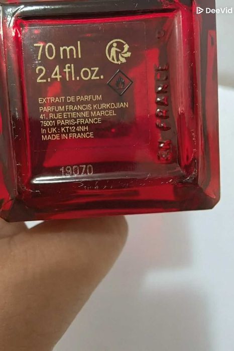 Parfum baccarat rouge 540 extract de parfum - nu este original, 1 la 1