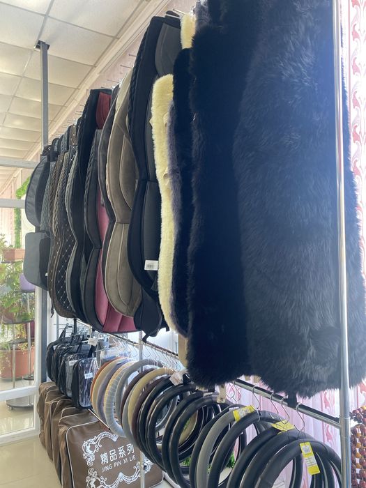 Меховые авточехлы парами и комплекты