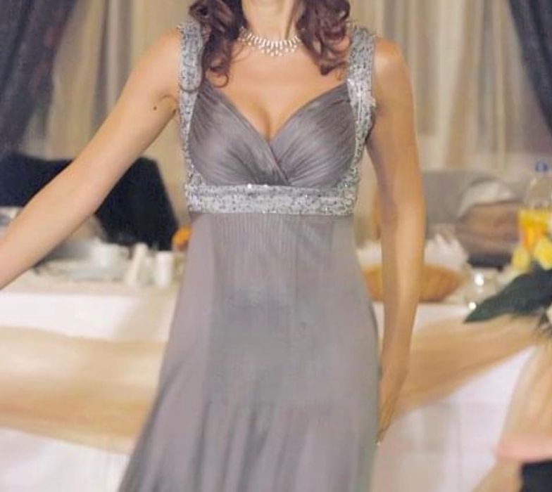 Rochie de seara matase Irina Schroter