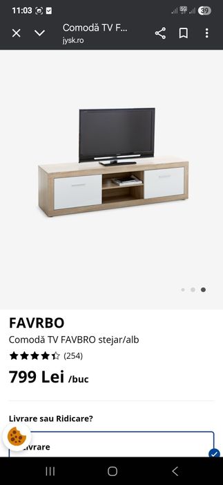 Vând comoda tv jysk