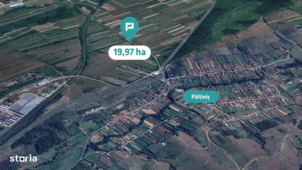 Teren extravilan agricol de 20 ha lângă Caransebes