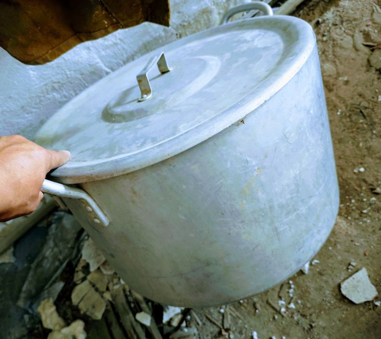 Алюминиевая кастрюля, 50 л