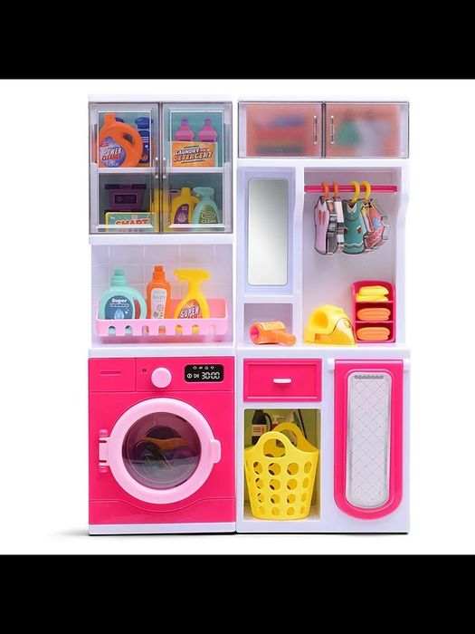 Bolalar uchun qiziqarli o'yinchoq to'plami tozalik burchagi