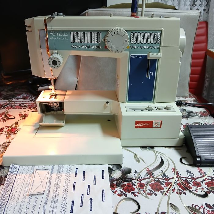 Masina de cusut VERITAS cu graifar industrial rotativ