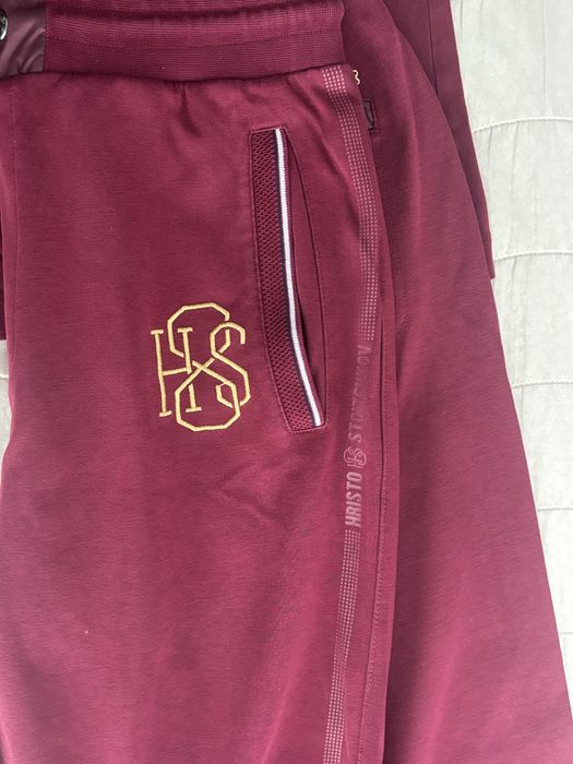 Долнище с тениска на H8S цвят бордо