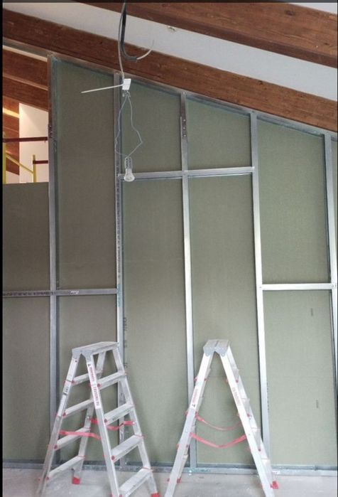 Монтаж гипсокартона перегородки, стены из гипсокартона