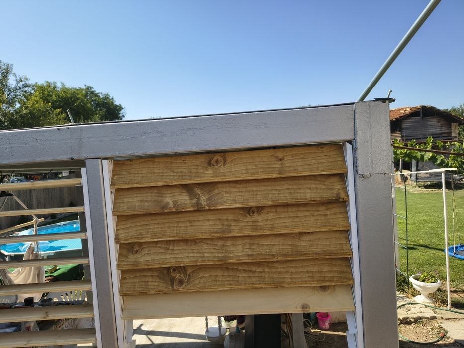 Дървени щори- алуминиеви механизми