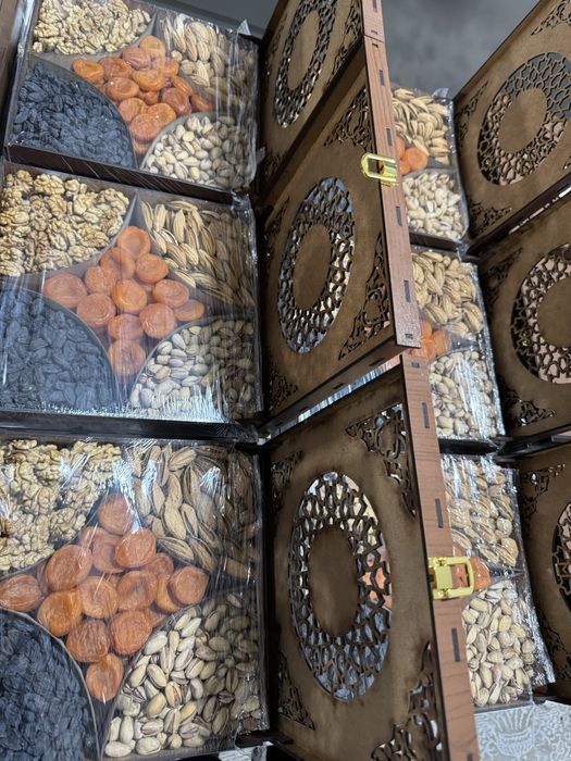 Сухофрукты, подарочный набор, подарочный бокс, quruq meva, sovğa quti