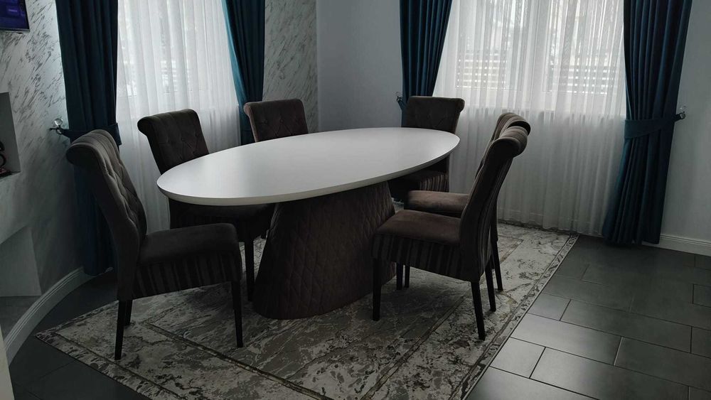 Vând masa set cu 6scaune