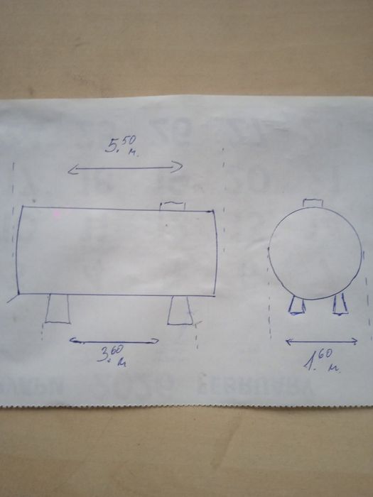 Цистерна от газ ..