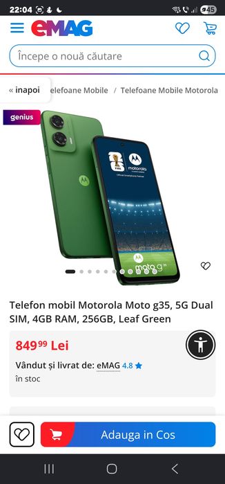 Telefon mobi nou.