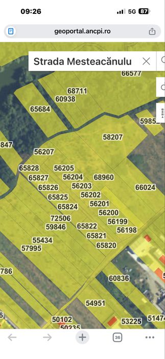 Teren Slatina de vanzare -500 m.p. cu PUZ aprobat