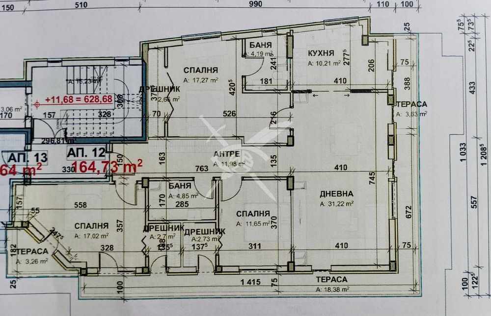 Продава се Многостаен апартамент в София, Манастирски ливади - 186 кв.м за 1802 €/кв.м - Снимка #1