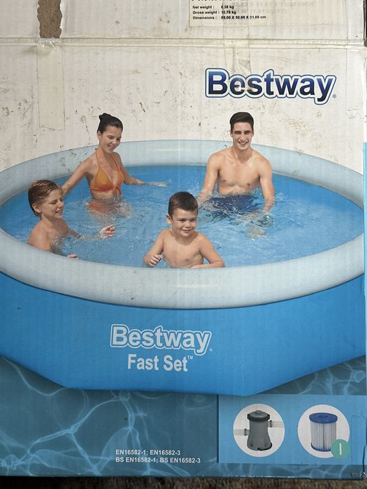 piscina bestway fast set