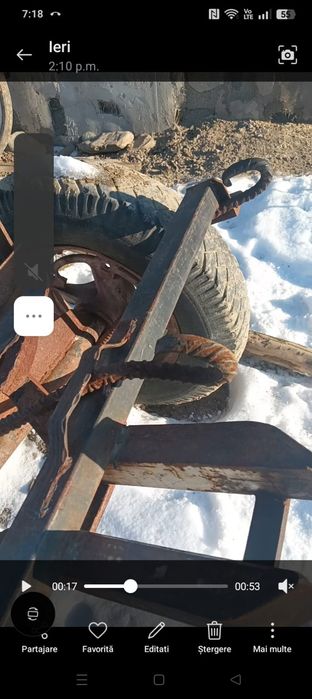 Faiton cu butuci de tractor