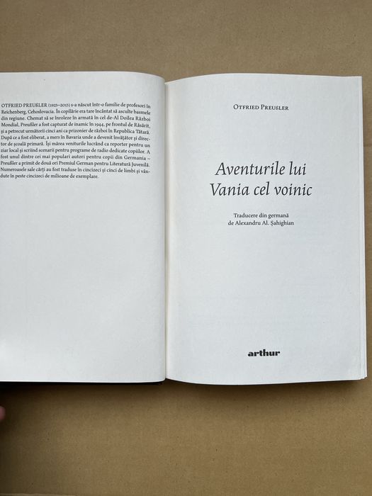 Aventurile lui Vania cel voinic Carte