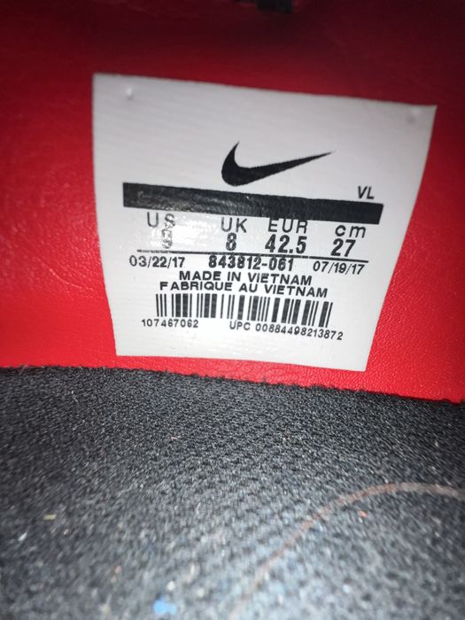 Nike Magista Orden II FG Black/White/University Red