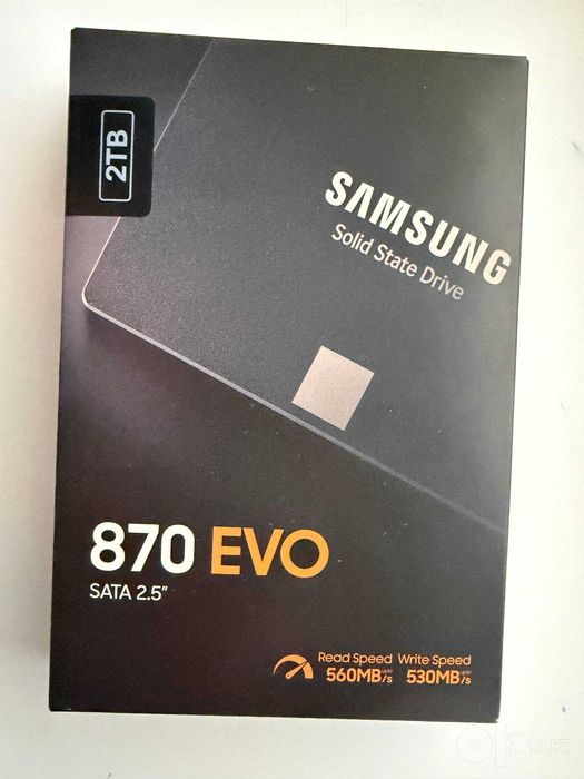 Samsung 870 EVO 2TB SATA 2.5 Новый запечатанный