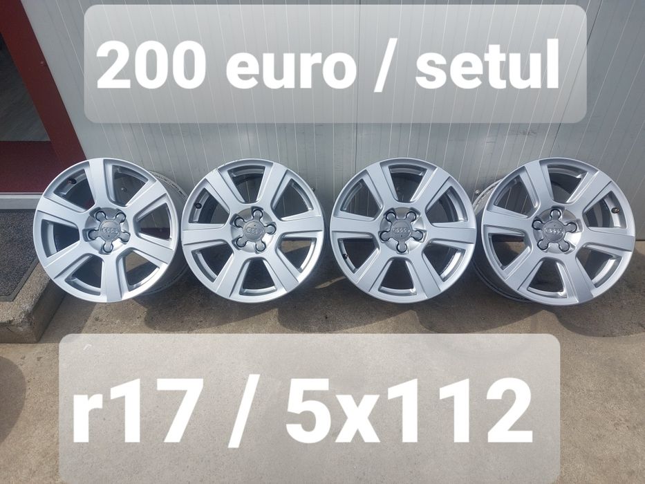 Jante aluminiu originale r17 / Audi Vw Skoda Seat / 5x112 / ET 39