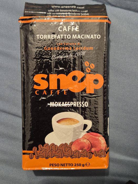 Cafea Snep Mokaespresso cu Ganoderma – Import Italia